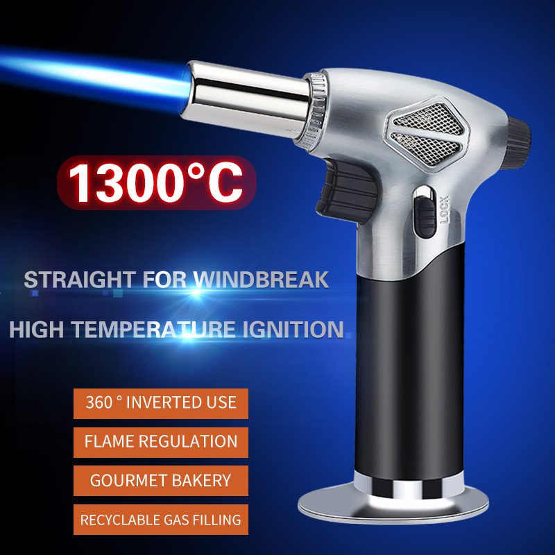 Hot Sell Slim Refillable Metal Lighter Honest Double Windproof Butane Torch Lighter