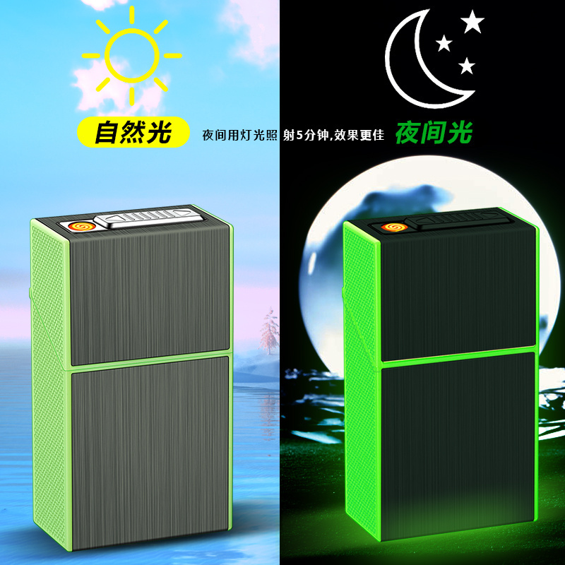 Promotional various durable using portable custom aluminium cigarette case