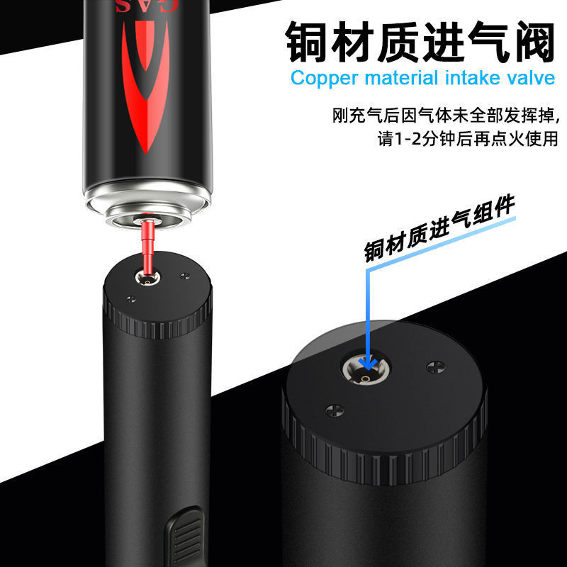 Control Hand Held Cylindrical Welding Torch Inflation Directly Into The Lighter High-Firepower Cigar Spray