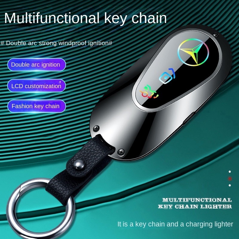 Usb Recharged Lighter Parts Electric Lighter Led Usb Display Charging Lighter