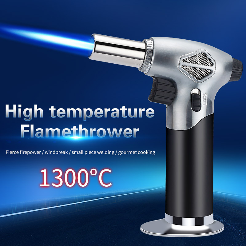 Hot Sell Slim Refillable Metal Lighter Honest Double Windproof Butane Torch Lighter