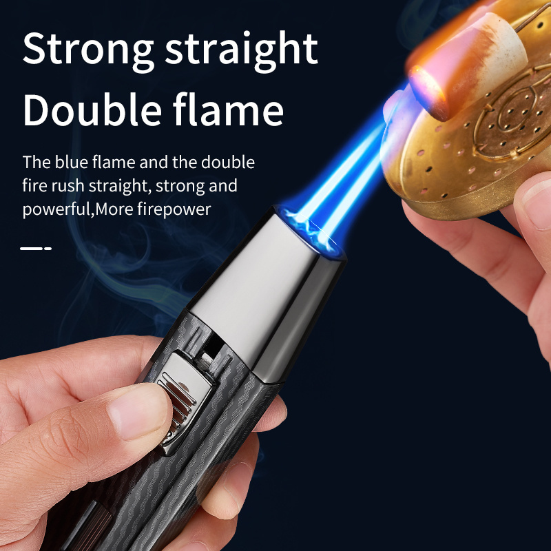 China Factory Promotion Slim Lighters Rechargeable Metal Fingerprint Usb Torch Lighter