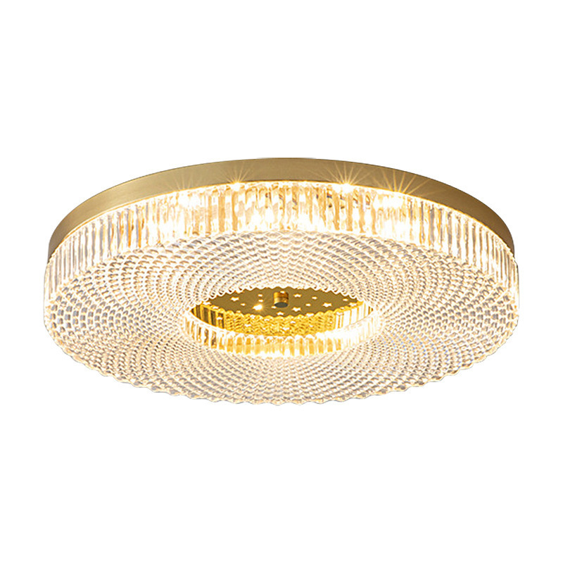 Nordic minimalistic modern lighting design with creative crystal brass LED light study ceiling chandelier luxury