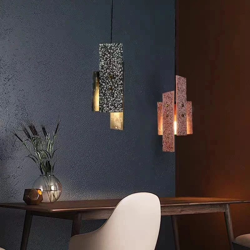 Nordic Concrete Irregular Chandelier Lamp LED Industrial Style Decorative Cement Pendant Lighting