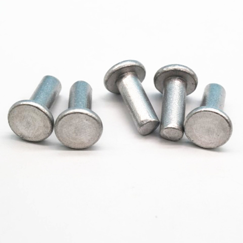 Flat head cotter pin bolt with hole Round Head Rivets Solid Nut Semi Hollow Rivet Customized Non-Standard Rivets