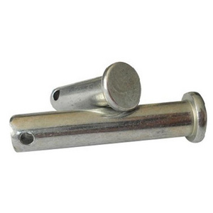 customizable  iso 2341 - b - 12 x 120 - st flat head clevis pin  hitch pin bolt with cotter pin hole