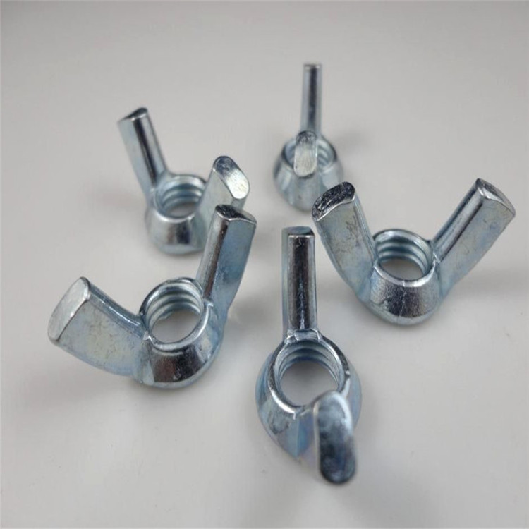 wholesales carbon steel wing bolt and nut or carbon steel zinc plated wing nuts Butterfly nut manufacturing