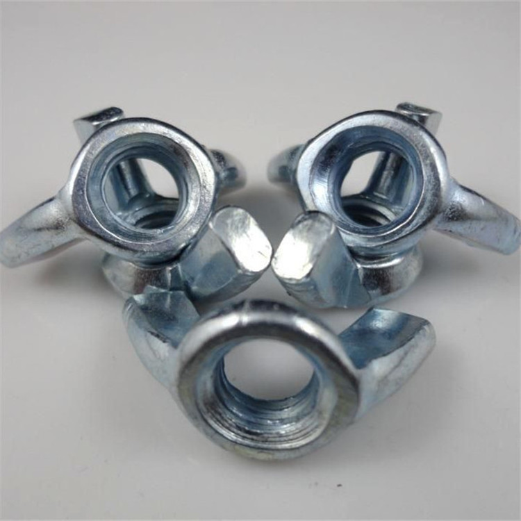 wholesales carbon steel wing bolt and nut or carbon steel zinc plated wing nuts Butterfly nut manufacturing