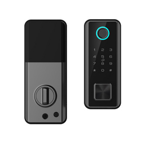 Automatic Deadbolt Ttlock App Card Keypad Smart Door Lock Tuya Hardware Key Fingerprint Biometric Wifi Ble Home 30mm-60mm