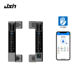 Sliding Door Lock Waterproof Touch Combination Lock Fingerprint Digital APP Remote Control 3D Face Recognition Smart Door Lock