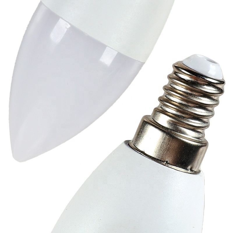 High Brightness 5w 6w 7w Home light LED Candle Bulbs C35 C37 E14 E27 Decorative light Bombillas led lamp