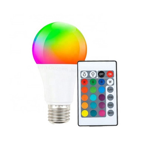 RGB Colored Bulb Chroma E27 B22 Factory Direct Price Remote Control Manufacturer Light bulb led Lamp Energy Saving High Quality