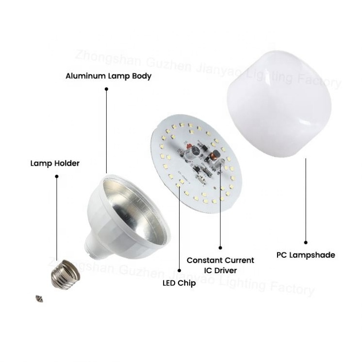 Hot Deals China 85-265V T Bulb 5W 10W 15W 20W 30W 40W 50W 60W B22 E27 Led Light Bulb Skd