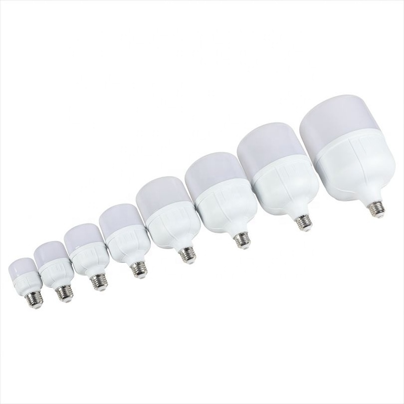 T shape raw material manufacturer wholesale price 5/10/15/20/30/40/50/60 watts AC 220V B22 E27 base high quality bulbs led lamp