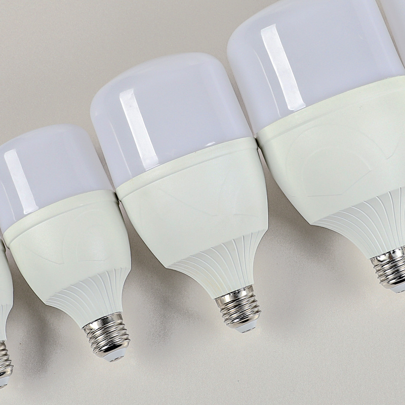 Factory Wholesale Price Energy Saving Led Light Bulbs Led B22/E27 Base T Bulbs for Home Living Room Use AC 5W to 60W