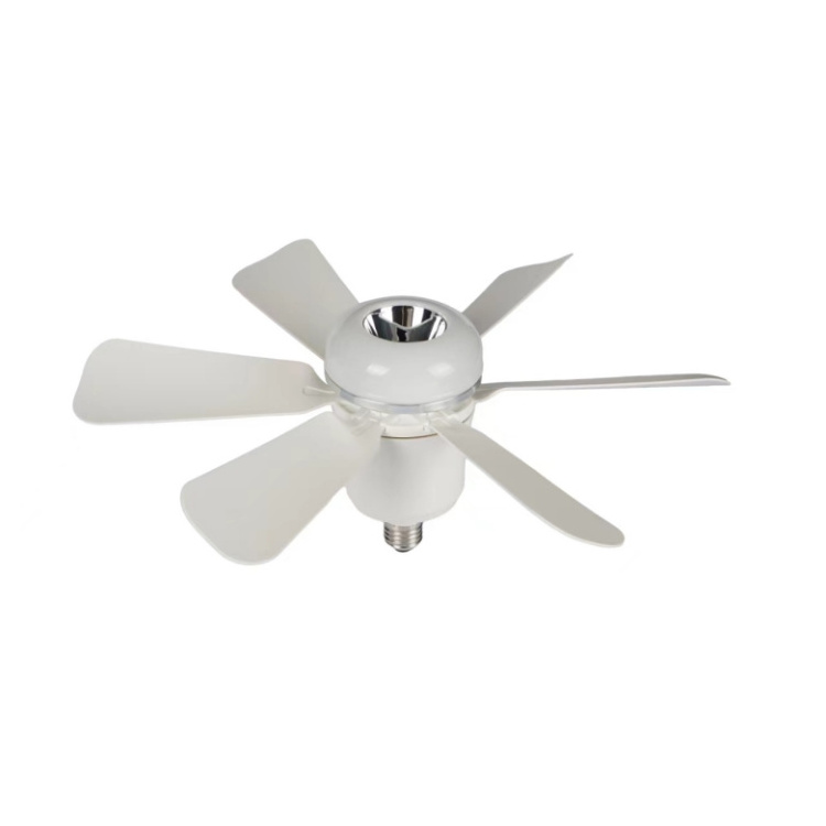 LED Remote Control Fully Dimmable Lighting Modes smart E27 Led Ceiling Fan Light