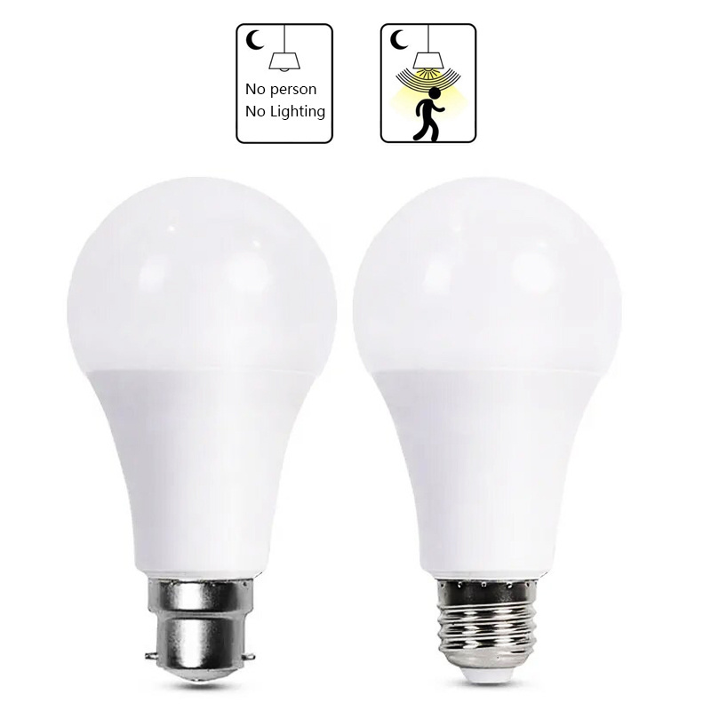 Free Sample Factory Supply Radar Led Bulb no Switch Control Intelligent Bulbs E27 Sensor Control Home Led Lights