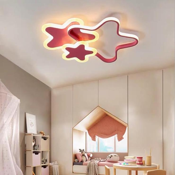 Led Ceiling Lamp for Children's Room Bedroom Study Cloud Chandelier Lighting Fixture