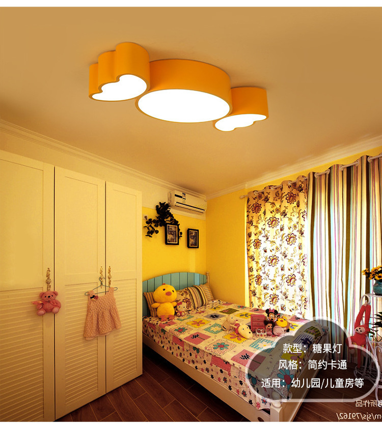 Children's kindergartens ceiling lamps cartoon candy bedroom lighting color early classroom playground ceiling lamp