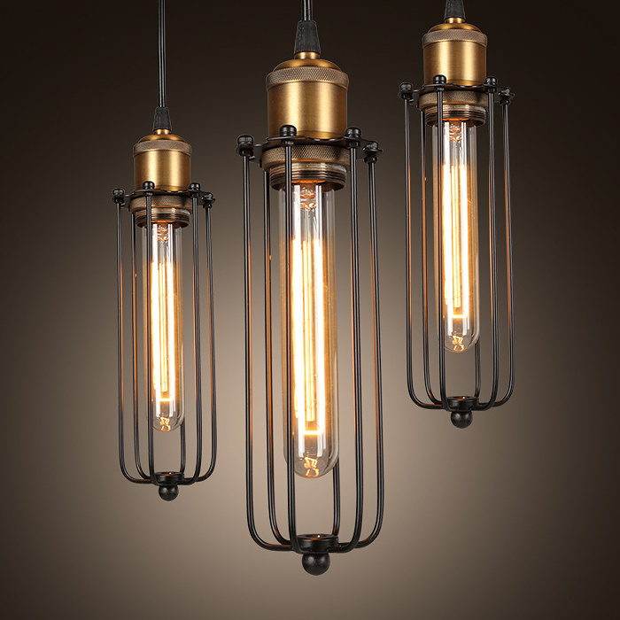 Industrial Pendant Lights Vintage Edison Lamps Loft Light Iron lampara colgante de techo edison pendant light fixture