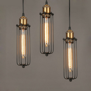 Industrial Pendant Lights Vintage Edison Lamps Loft Light Iron lampara colgante de techo edison pendant light fixture