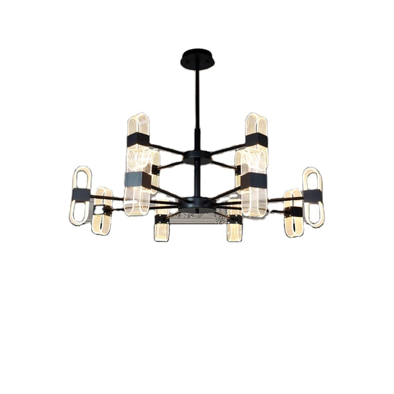 Modern luxury crystal chandeliers popular Led ceiling interior lighting fixtures