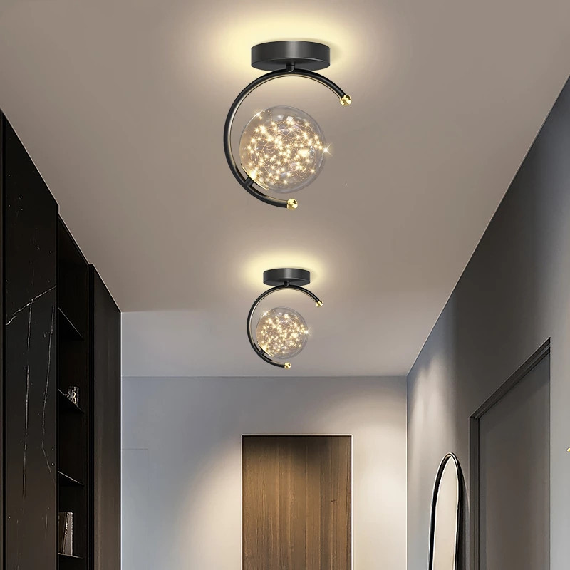 Modern minimalist LED ceiling light hallway bedroom dining room chandelier ceiling