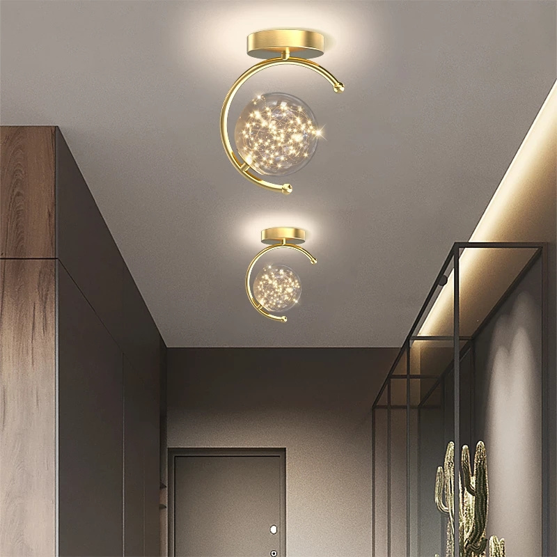 Modern minimalist LED ceiling light hallway bedroom dining room chandelier ceiling