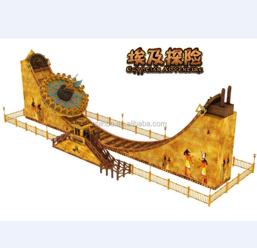 Jinbo track slide mega disco saucer thrill amusement park equipment flying ufo rides for sale