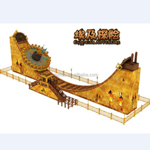 Jinbo track slide mega disco saucer thrill amusement park equipment flying ufo rides for sale