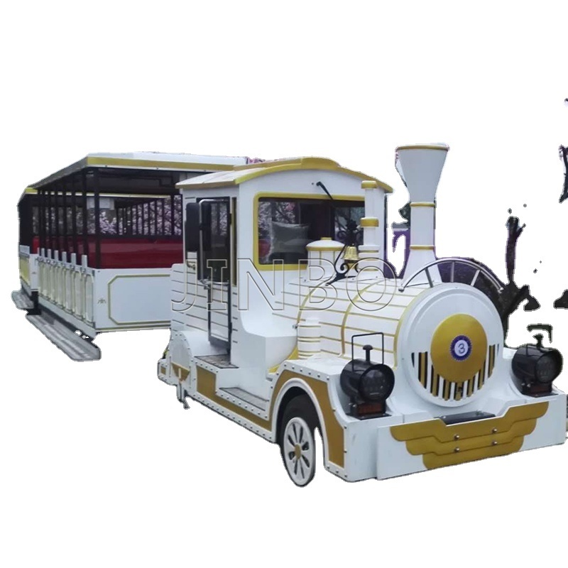 diesel or lithium battery power tourist and passenger sight-seeing trackless tourist train for sale