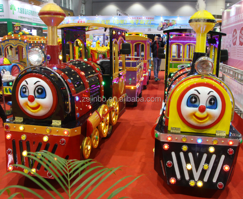 Whosale Outdoor Christmas Cartoon Mini Express Miniature Amusement Park Rides Rail Track Barrel Backyard Train For Sale/kids