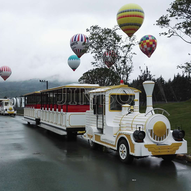 diesel or lithium battery power tourist and passenger sight-seeing trackless tourist train for sale