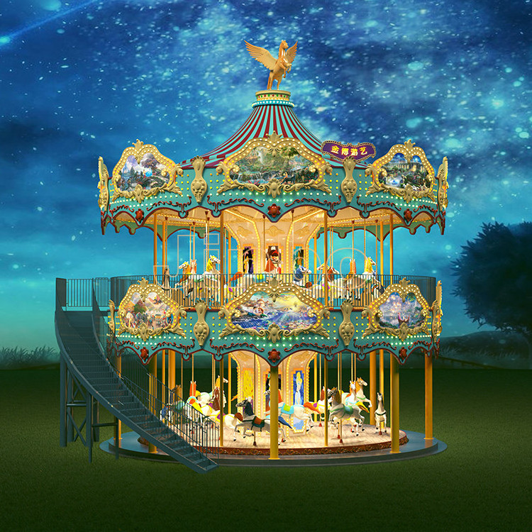 Carousel splitting foam cutting machine  price kids kiddie rides horse musical box coin operated kiddie rides  carousel