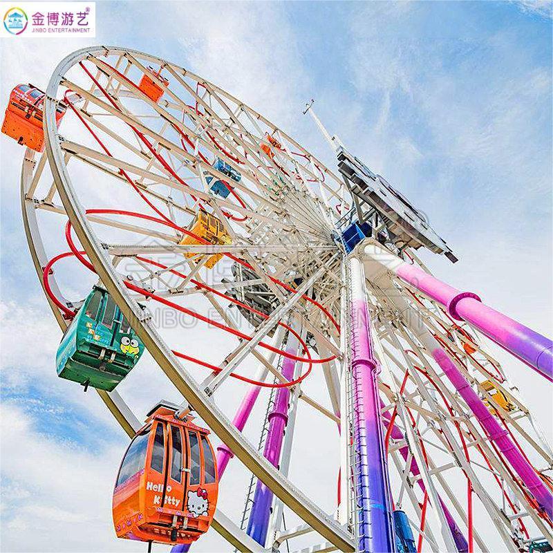 Ferris wheel photo frame mold pot with trailer christmas tree rides christmas decorative 50m small coin operated ferris wheel