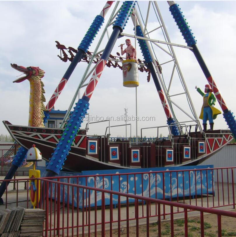 Jinbo Viking ship amusement park equipment rides kids outdoor games pirate ship for sale