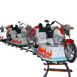 Track playground flying horse motorbike deer sleigh car and carriage amusement park electric mini rides for sale train track