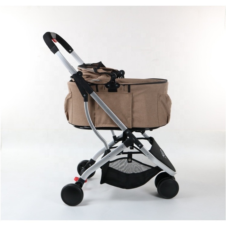 Pet Trolleys For Travelling Lightweight Dog Stroller Dot Carrier Pet Stroller Dog Stroller Removable Travel Carrier