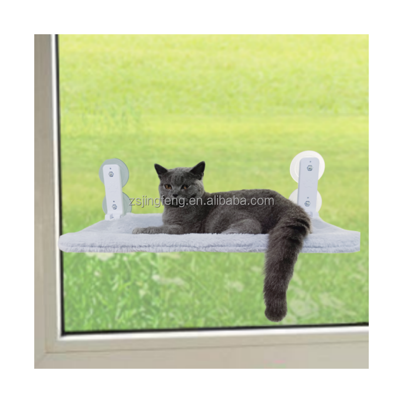 2-in-1 Cat Window Perch Versatile Cat Window Hammock Lightweight Pet Shelf for Indoor Cats Collapsible Pet Windowsill Hammock