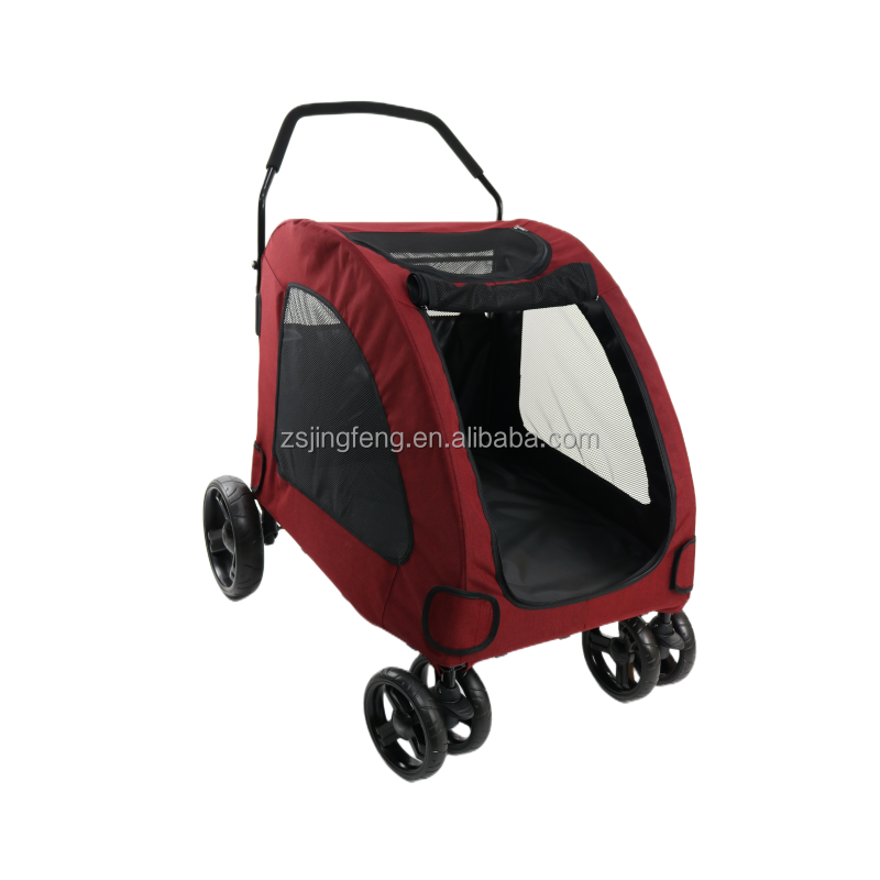 Oem Odm Durable Pet Stroller Oxford New Arrival Detachable Portable Jogger Large Dog Pet Stroller For Large Dogs Travel Carrier