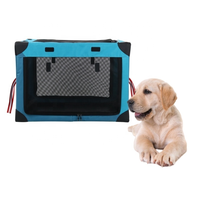 Pet Carrier Folding Portable Soft Pet Dog Crate Cat Carrier for Small Medium Cat Dog Privacy Protect Dog Crate for Travel