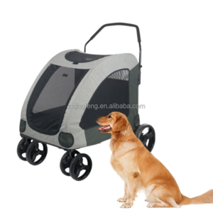 Oem Odm Durable Pet Stroller Oxford New Arrival Detachable Portable Jogger Large Dog Pet Stroller For Large Dogs Travel Carrier