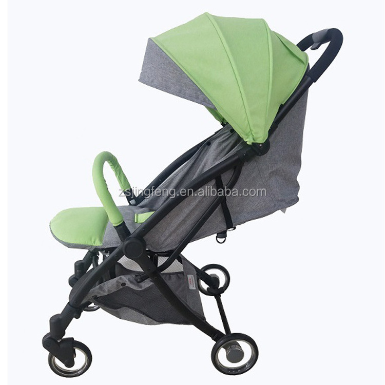 China Supply Wholesale Lightweight Baby Stroller One Step Folding Kinderwagen 2 In 1 Light Weight Pushchair