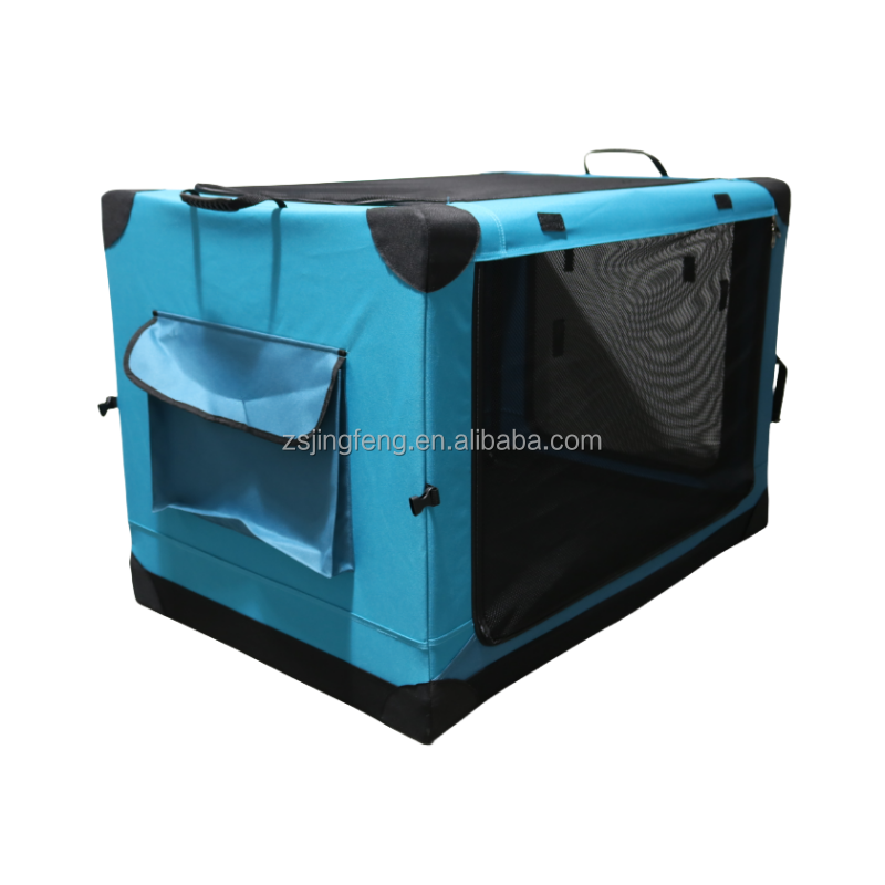 Wholesale New Outdoor Iron Door Pet Carrier For Cat Dog Puppy Rabbit Airline Transport Box Carrier Travel Box Basket Flight Cage