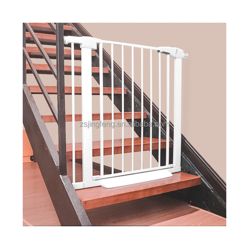 Baby Gate Easy Install Baby Safety Gates Pressure Mounted Metal Pet Gate No Drilling No Tool Required Baby Safety Gate for Stair