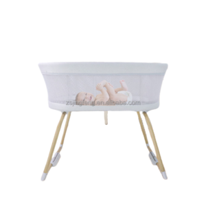 New Trend Portable Swing Crib For Baby European Compact Folded Size Travelling Baby Bed Swing Cradle Multi-purposes Baby Crib