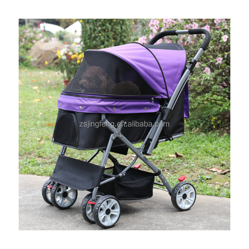 Oem Odm Wholesale Luxury Small Large Cat Dog Stroller Luxury Pet Stroller For Dog Pet Pram High Quality Folding Dog Stroller