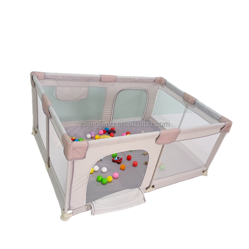 Factory Wholesale Baby Playpen Square Indoor With Gate European Standard Kid Playpen