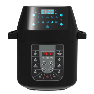 YBW610	Black 6L/8L 50/70KPA Intelligent Household Electric Pressure Cooker With Air Fryer