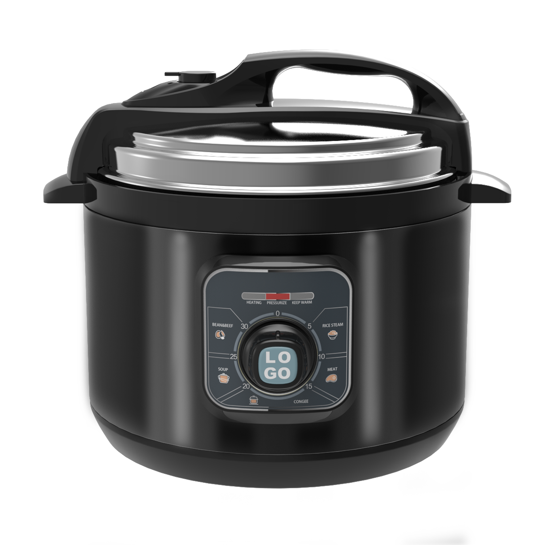 YBD100H Black 220V 10L 70KPA Stainless Steel	Ceramic oil 5in1 Mechanical Kitchen  tefal pressure cooker